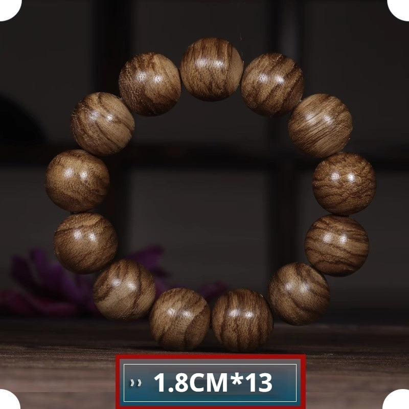 Domineering tiger pattern Dara dry old material agarwood bracelet natural agarwood bracelet for men and women fidelity AB2568