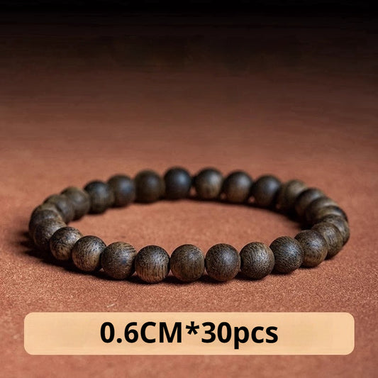 Hainan Qinan Agarwood Bracelet Natural Collection Grade Old Material 108 Rosary Beads for Men and Women AB2566