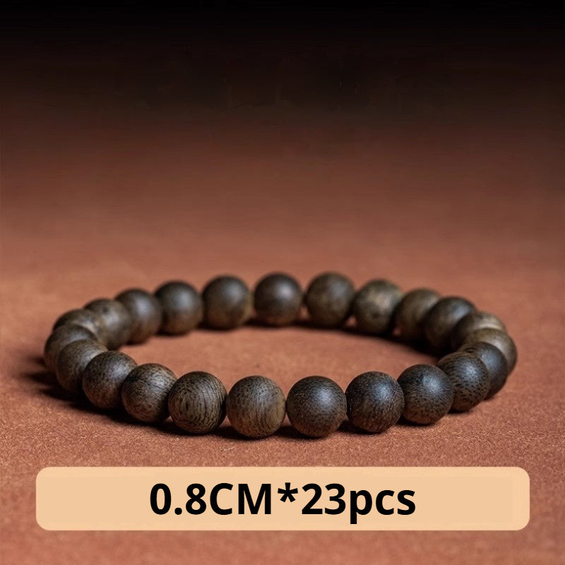 Hainan Qinan Agarwood Bracelet Natural Collection Grade Old Material 108 Rosary Beads for Men and Women AB2566