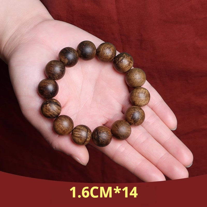 Indonesian Dalagan natural agarwood bracelet and 108 beads men and women fidelity old material AB2565