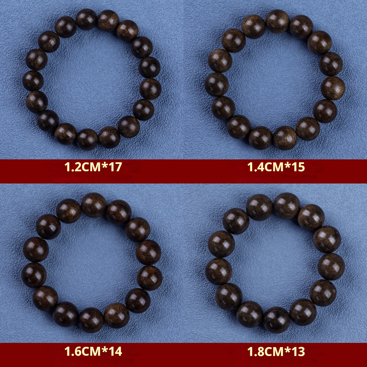 Natural Brunei agarwood bracelet with 108 beads for men and women AB2552